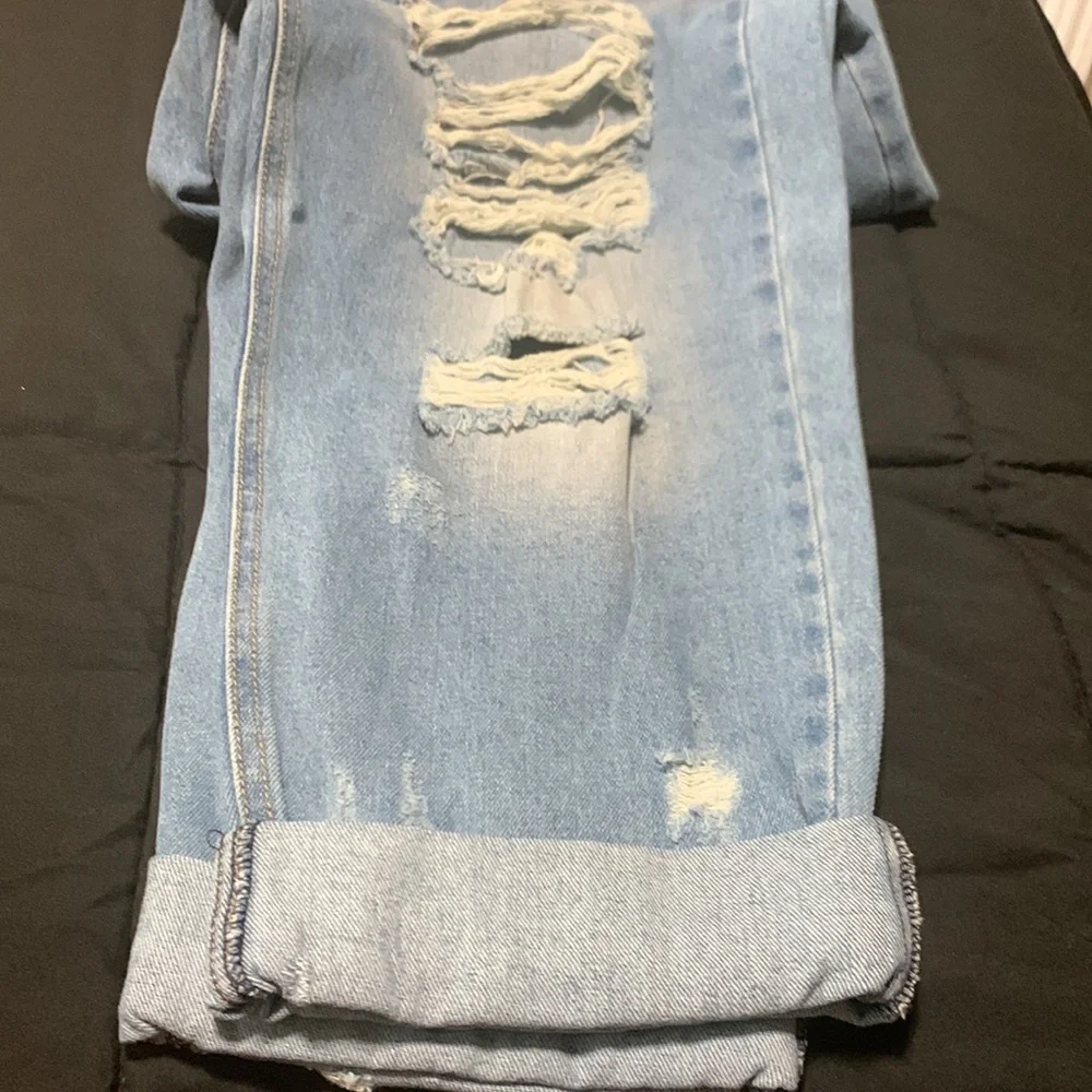 Denim Ripped Jeans - Picture 2 of 4